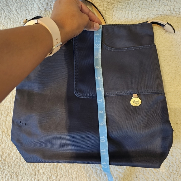 Radley Pocket Essentials Navy Nylon Backpack - Picture 14 of 15